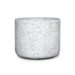 Industriele bloempot wit